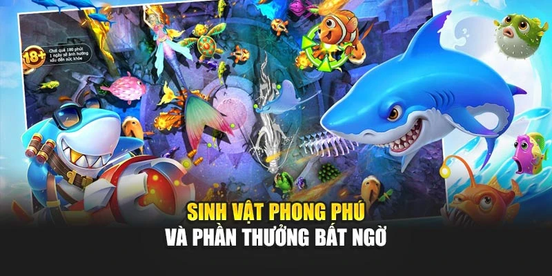 Sinh vật phong phú và phần thưởng bất ngờ